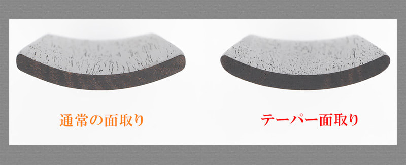 靴べらを最大幅でカットした画像